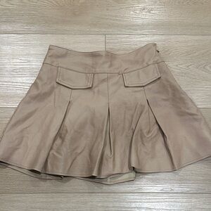 En;semble Tan Leather Skirr